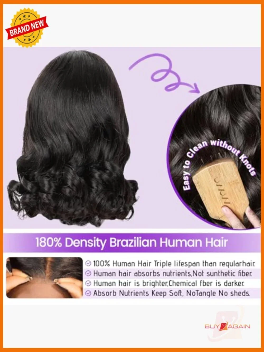 Glueless Body Wave Bob Wig Human Hair Pre Plucked Pre Cut 4x4 Lace Front 180